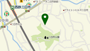 【予約制】akippa 駅近二日市公園P【1】の地図画像