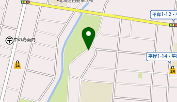 【予約制】akippa 豊平区平岸1条14丁目1-31 堀邸?アキッパ駐車場の地図画像