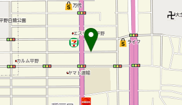 【予約制】akippa グランドムール平野の地図画像