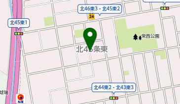 【予約制】akippa 北45条東2 大宅邸☆アキッパ駐車場の地図画像