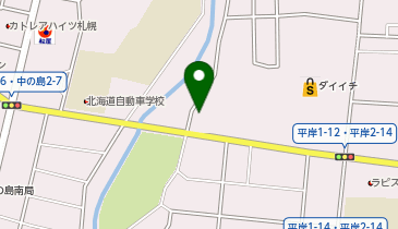 【予約制】akippa 豊平区平岸1条12丁目1-65 上田邸?アキッパ駐車場の地図画像