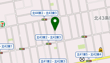 【予約制】akippa 北43条東3 山谷邸☆アキッパ駐車場の地図画像