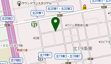 【予約制】akippa 北19条東1 島谷邸☆アキッパ駐車場の地図画像