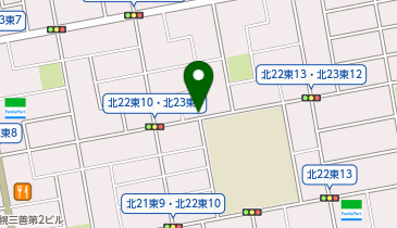 【予約制】akippa 北23条東10丁目4-23☆アキッパ駐車場の地図画像