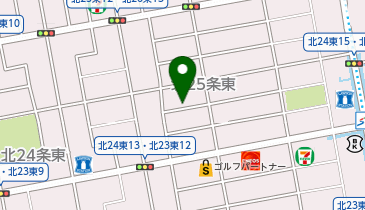 【予約制】akippa 北24条東13 古内邸☆アキッパ駐車場の地図画像