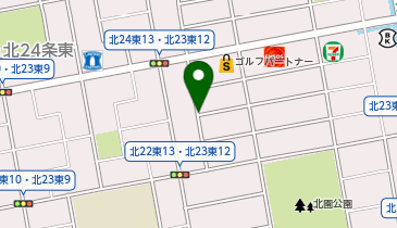 【予約制】akippa 北23条東13 学研教室☆アキッパ駐車場の地図画像