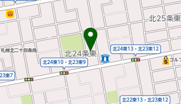 【予約制】akippa 北24条東10 長谷川邸☆アキッパ駐車場の地図画像