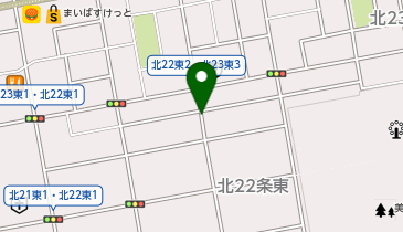 【予約制】akippa 北22条東2丁目2-15☆アキッパ駐車場の地図画像