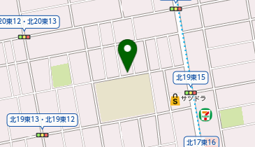 【予約制】akippa 北19条東14 齋藤邸☆アキッパ駐車場の地図画像