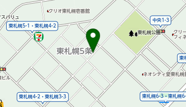 【予約制】akippa 東札幌5-2 駐車場の地図画像