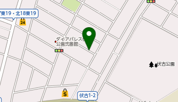 【予約制】akippa 北18条東21 個人宅☆アキッパ駐車場の地図画像