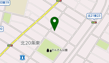 【予約制】akippa 北21条東23丁目1-28☆アキッパ駐車場の地図画像