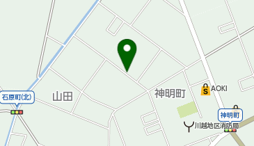 【予約制】akippa 【小江戸の街並みまで徒歩15分】神明町66-3 アキッパ駐車場の地図画像