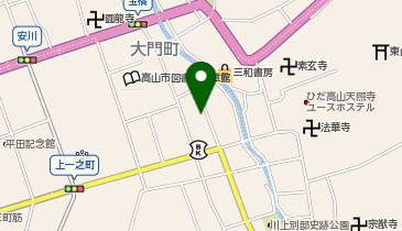 【予約制】akippa [出し入れ自由]高山市吹屋町の地図画像