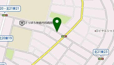 【予約制】akippa 北21条東22丁目4-10☆アキッパ駐車場の地図画像