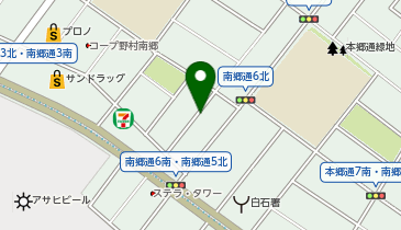 【予約制】akippa 白石区南郷通5丁目北5-9 個人宅?アキッパ駐車場の地図画像