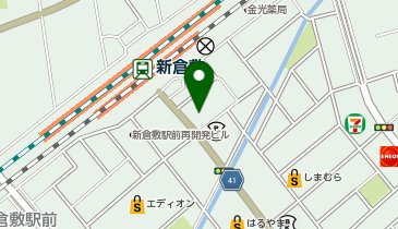 【予約制】akippa 新倉敷駅前駐車場1ー1.2.3の地図画像