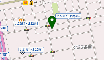 【予約制】akippa 北22条東2 古川邸☆アキッパ駐車場の地図画像