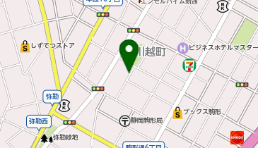 【予約制】akippa 葵区川越町4-3駐車場の地図画像