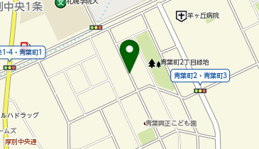 【予約制】akippa 厚別区青葉町2丁目1-16 個人宅?アキッパ駐車場の地図画像