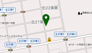 【予約制】akippa 北21条東3 個人宅☆アキッパ駐車場の地図画像