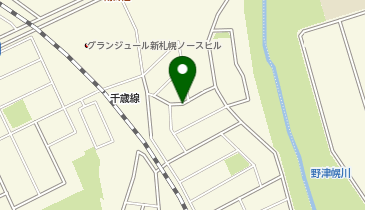 【予約制】akippa 厚別区青葉町11丁目9-2 個人宅?アキッパ駐車場の地図画像