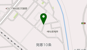 【予約制】akippa 発寒10条1丁目4-43☆アキッパ駐車場の地図画像