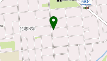 【予約制】akippa 発寒3条2 個人宅☆アキッパ駐車場の地図画像