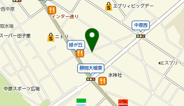 【予約制】akippa 駿河区中原807-9駐車場の地図画像