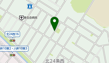 【予約制】akippa 北25条西14丁目3-26☆アキッパ駐車場の地図画像