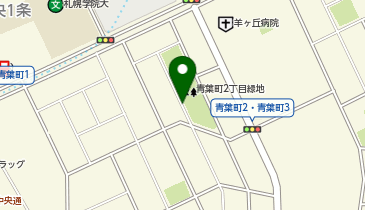 【予約制】akippa 厚別区青葉町2丁目3-13 個人宅?アキッパ駐車場の地図画像