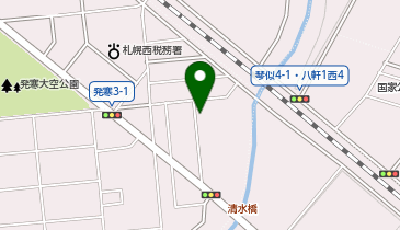 【予約制】akippa 発寒3条1丁目11-15☆アキッパ駐車場の地図画像