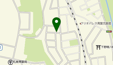 【予約制】akippa 厚別区青葉町13丁目23-3 Leopalace21 新さっぽろII?アキッパ駐車場の地図画像