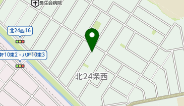 【予約制】akippa 北24条西15丁目1-18☆アキッパ駐車場の地図画像