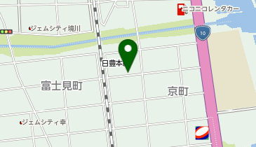 【予約制】akippa 京町3-26駐車場の地図画像