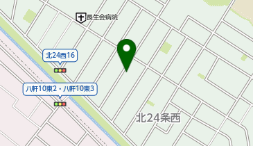 【予約制】akippa 北24条西15丁目3-15☆アキッパ駐車場【3】の地図画像