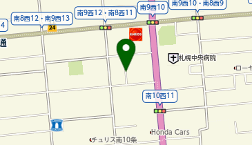 【予約制】akippa 南9条西11丁目3-5☆アキッパ駐車場の地図画像