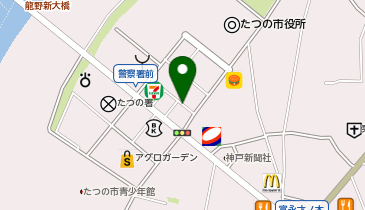 【予約制】akippa 株式会社ハーツネクストたつの営業所 アキッパ駐車場の地図画像