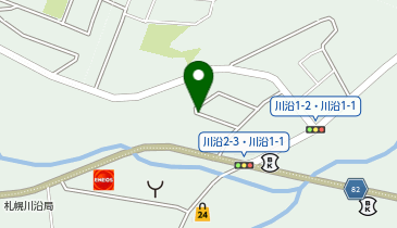 【予約制】akippa 南区川沿1条3丁目10-16 個人宅?アキッパ駐車場の地図画像