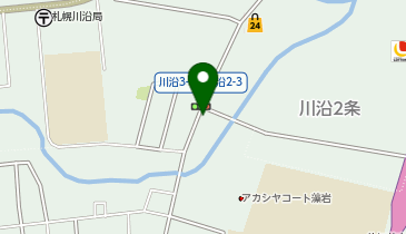 【予約制】akippa タニタフィッツミー札幌川沿駐車場/真駒内セキスイハイム/真駒内公園/南区体育館【土祝】の地図画像