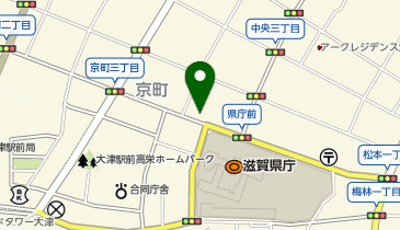 【予約制】akippa NPC24H滋賀県庁前パーキングの地図画像