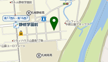 【予約制】akippa 南17条西5丁目1-10☆アキッパ駐車場の地図画像