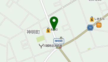 【予約制】akippa 神明町14-1 アキッパ駐車場の地図画像