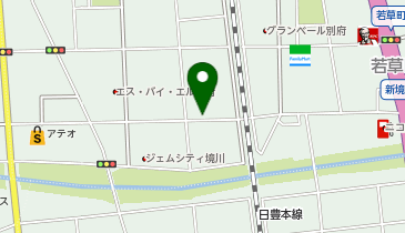 【予約制】akippa 別府市石垣東1丁目9-13駐車場の地図画像