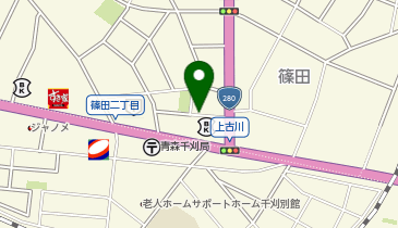 【予約制】akippa 篠田2丁目11-5 個人宅?アキッパ駐車場の地図画像