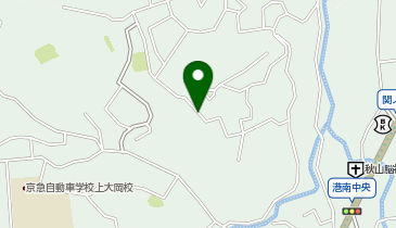 【予約制】akippa 上大岡駅徒歩12分駐車場(1台)。24時間可。軽自動車かバイクのみ駐車可の地図画像