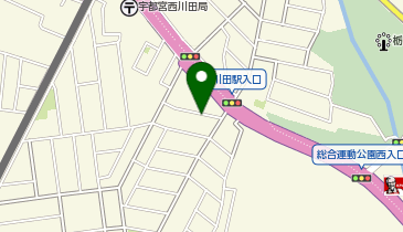 【予約制】akippa 西川田南駐車場の地図画像