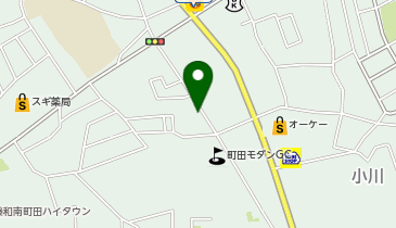 【予約制】akippa 町田市南町田2丁目駐車場の地図画像