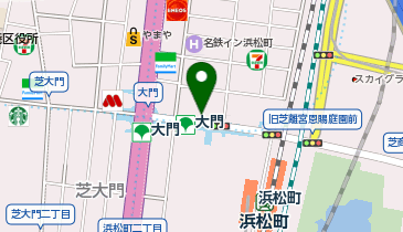 【予約制】akippa 浜松町セントラルビル駐車場【機械式:大型車】【平日のみ:7:00-20:00】の地図画像