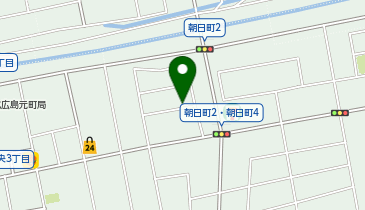 【予約制】akippa 朝日町2丁目4-9☆アキッパ駐車場の地図画像